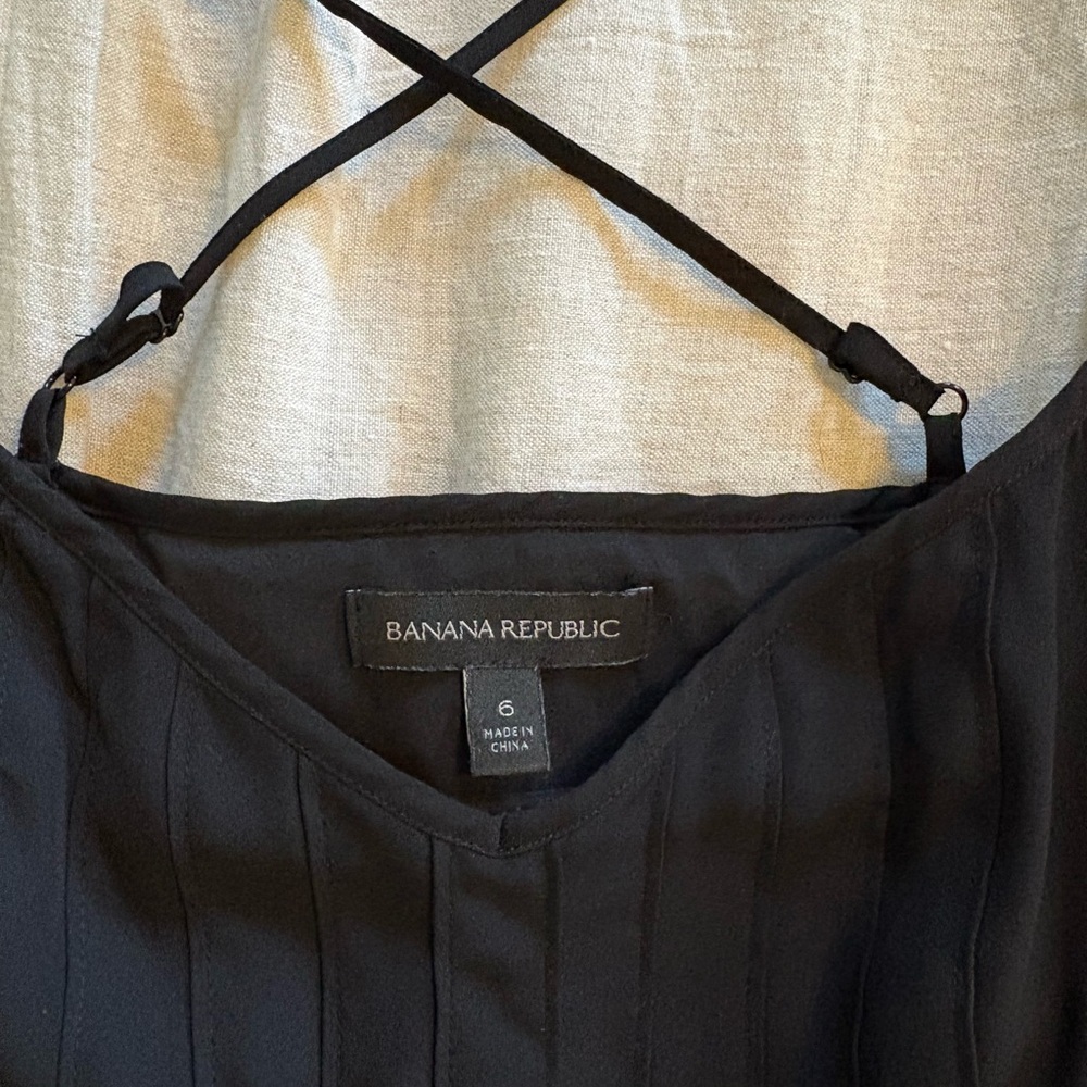 Banana Republic Black Pintuck Midi Dress - Picture 4 of 6
